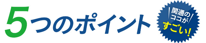 5つのポイント