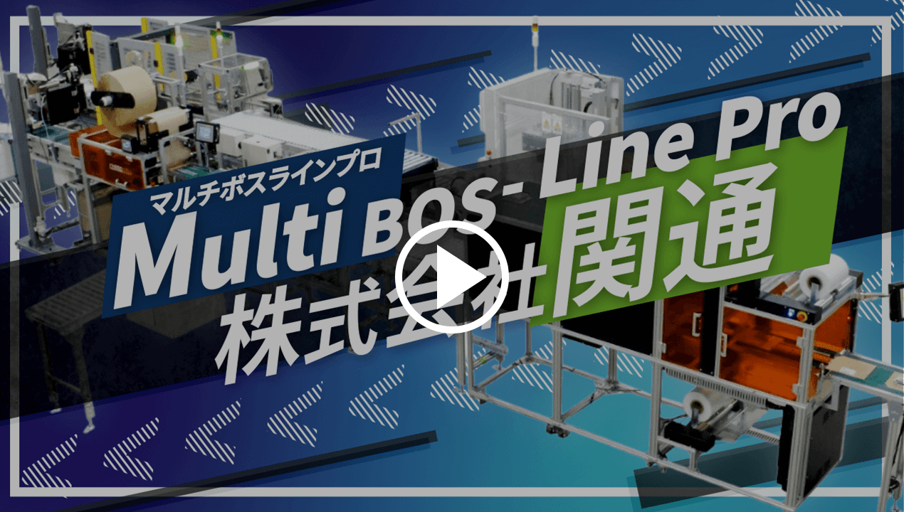 自働梱包機「Multi BOS-Line Pro」