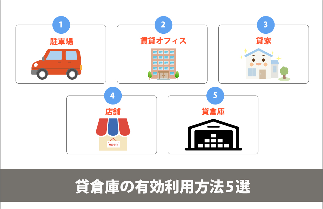 貸倉庫の有効利用方法5選