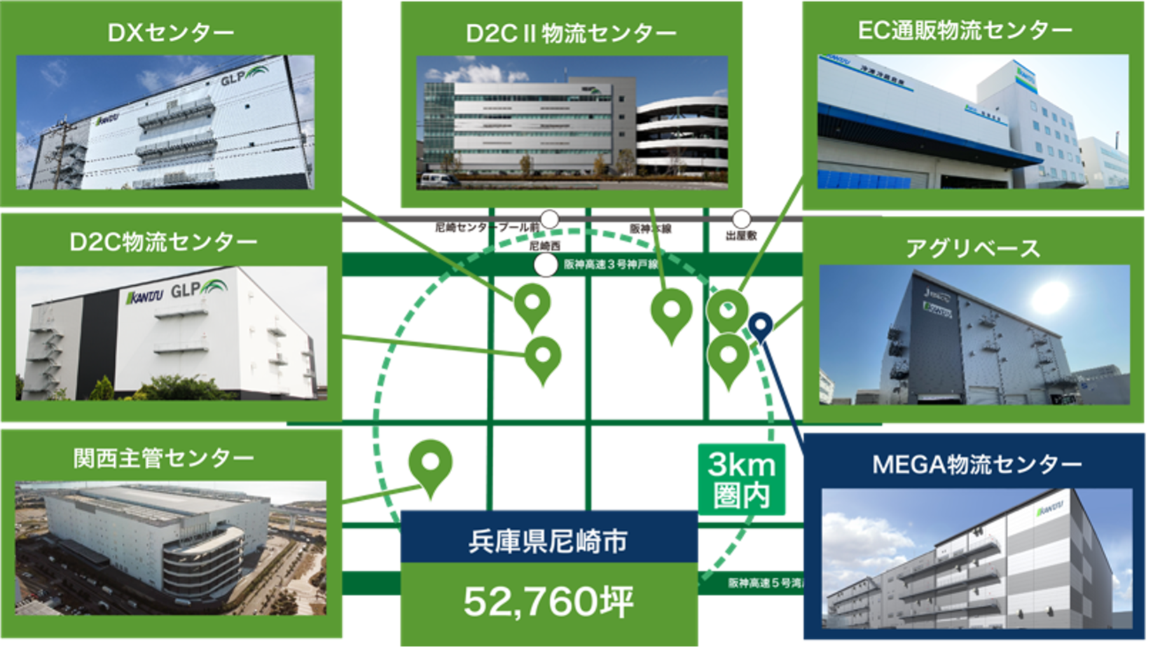 関通尼崎エリアドミナント図